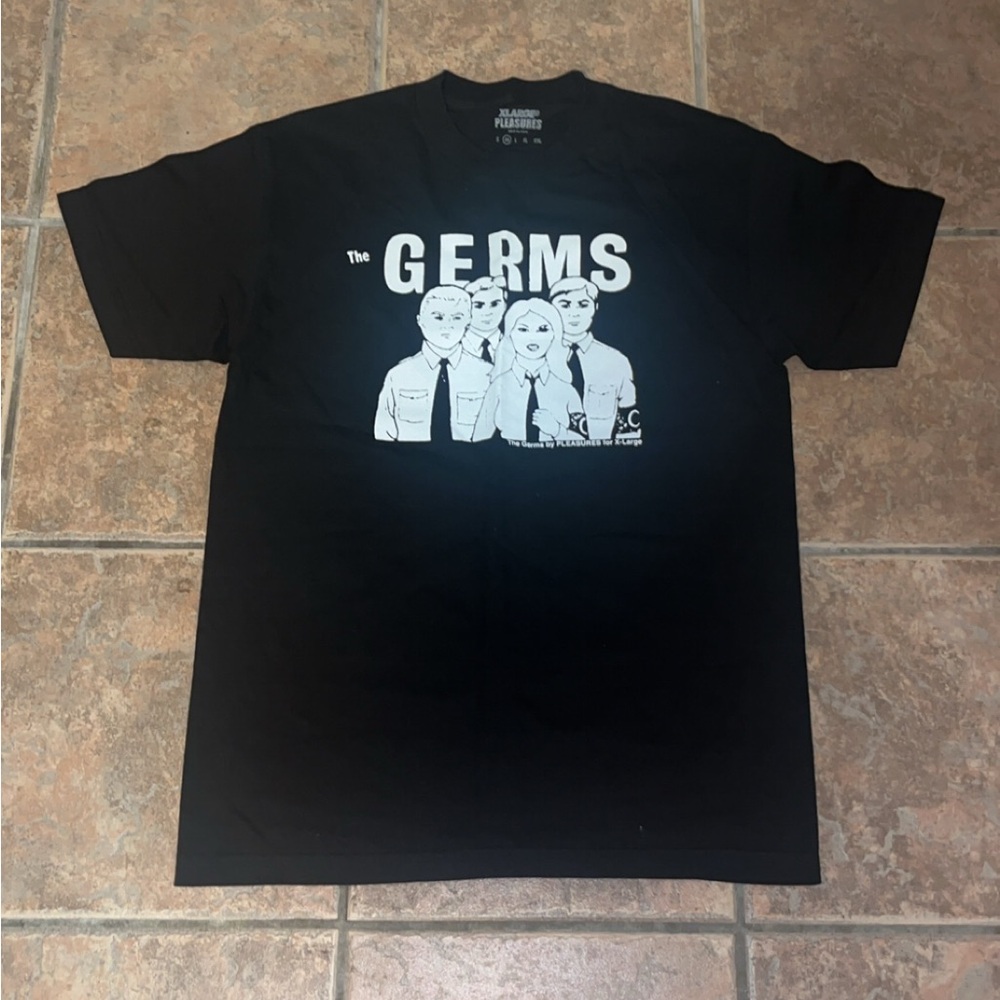Pleasures X X-Large The Germs T-shirt NWOT